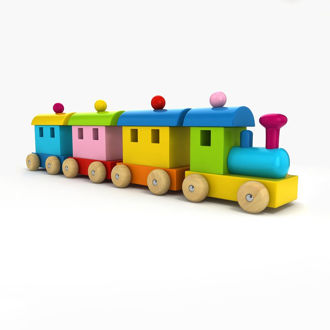 Picture of Colorful Toy Train